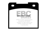 EBC 66-74 Lotus Elan 1.6 Yellowstuff Front Brake Pads - DP4114R