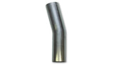 Vibrant 1.25in OD T304 SS 15 Deg Mandrel Bend 4in Leg Length (2in Centerline Radius) - 13121