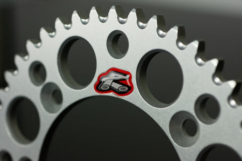Renthal 02-17 Yamaha YZ85 Rear Grooved Sprocket -Silver 428-52P Teeth - 121U-428-52GPSI