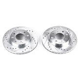 Power Stop 88-91 Honda Civic Front Evolution Drilled & Slotted Rotors - Pair - JBR304XPR