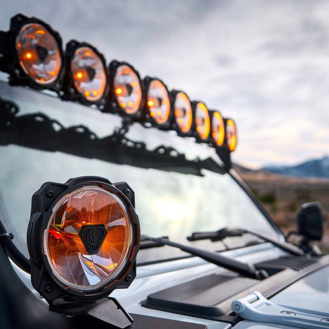 KC HiLiTES Gravity Titan LED 6in. - Pair Pack (Wide-40 Beam) - 91403