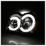 Spyder 05-07 Jeep Grand Cherokee - Light Bar Projector Headlights - Chrome - PRO-YD-JGC05V2-LB-C - 5086112