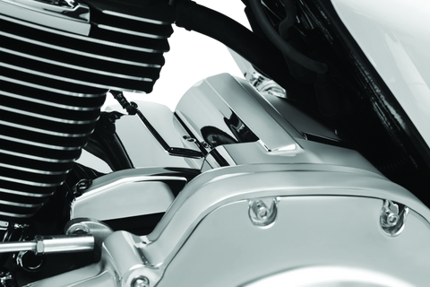 Kuryakyn Precision Transmission Top Cover 17-Up Touring Models Chrome - 6415