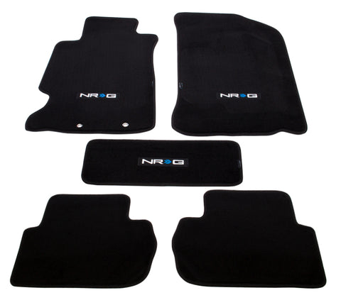 NRG Floor Mats - 02-06 Acura RSX (NRG Logo) - 5pc. - FMR-220NRG
