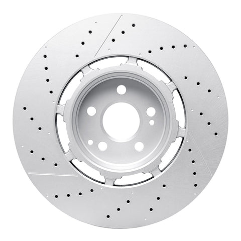 DFC 21-25 Mercedes-Benz Gle63 AMG S SUV Rear Drilled & Slotted Hi-Carbon Alloy GEOMET Coated Rotor - 930-63194