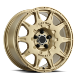 Method MR502 RALLY 17x8 +38mm Offset 5x4.5 67.1mm CB Gold Wheel - MR50278012138-2