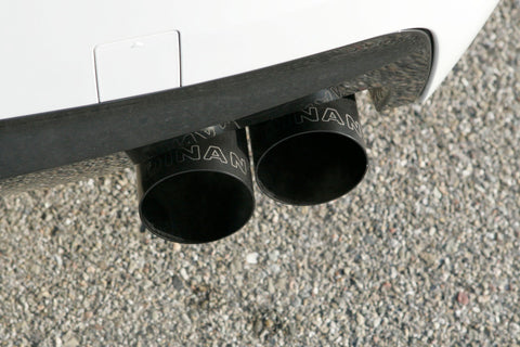 Dinan 11-16 BMW 550i (F10) Free Flow Axleback Exhaust System - Black Tips - D660-0036-BLK