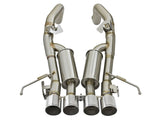 aFe MACHForce XP 3in-2 1/2in Axle Back 304SS Exhaust w/ Polished Tips 14-17 Chevy Corvette V8-6.2L - 49-34056-P