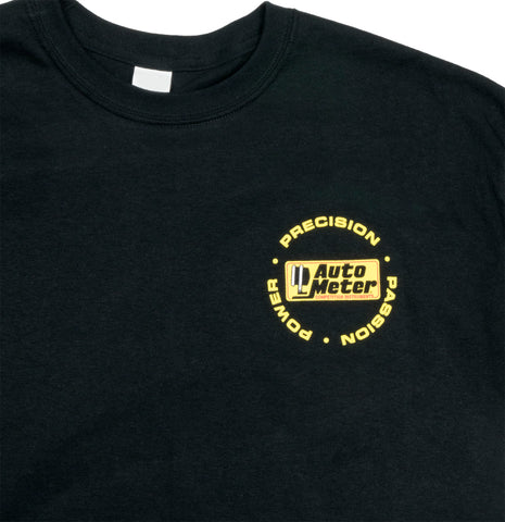 Autometer Black Competition Instruments T-Shirt - Large - 0422L