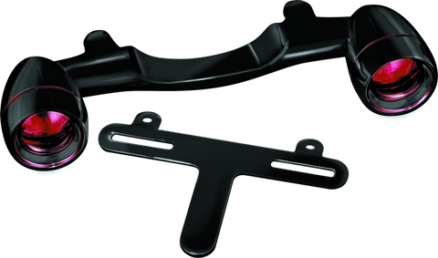 Kuryakyn Bullet Light Rear Turn Signal Bar Gloss Black - 5405