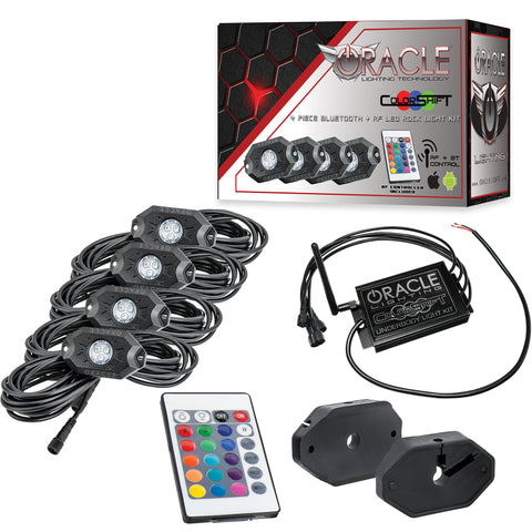 Oracle Bluetooth + RF Underbody Rock Light Kit - 4 PCS - ColorSHIFT - 5818-333