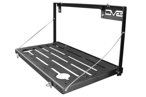 DV8 Jeep JL Tailgate Mounted Table (Trail Table) - Black - TTJL-01
