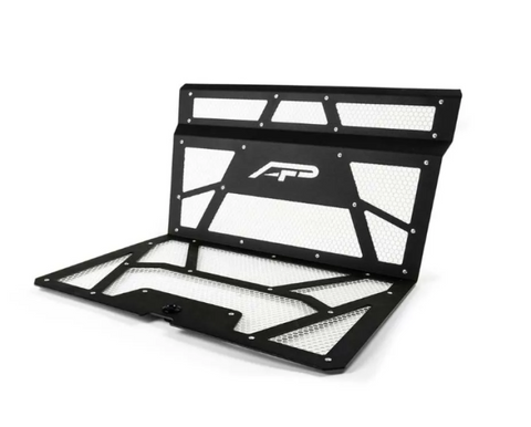 Agency Power 14-22 Polaris RZR XP 1000/ Turbo Matte Black-White Vented Engine Cover - AP-RZR-111-FMB-MWHT