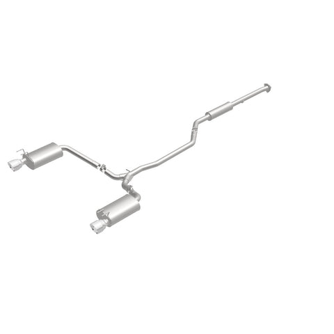 MagnaFlow Sys C/B 2015 Honda Accord 3.5L V6 2.5in SS Dual Split Rear Polished 4.5 Tip - 19181