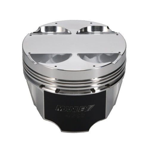 Manley Mitsubishi 4G63/4G63T EVO VIII/IX 85.5mm Bore 10.0:1 Comp Flat Top Pistons w/Rings (ED) - 606405CE-4