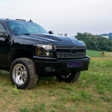 Wehrli 11-14 Chevrolet Silverado 2500/3500 HD / Duramax LML Bumper Grille - Fine Texture Black - WCF100285-FTB