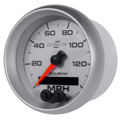Autometer Ultra-Lite II 3-3/8in 0-140MPH In-Dash Electronic GPS Programmable Speedometer - 4980
