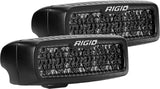 Rigid Industries SR-Q Series PRO Midnight Edition - Spot - Diffused - Pair - 905513BLK