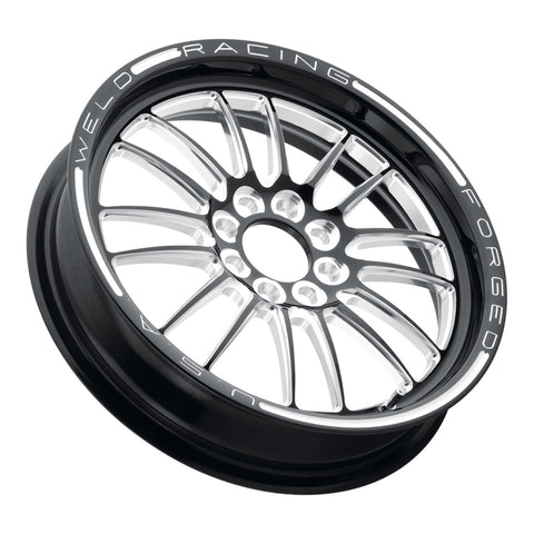 Weld Tuner Import 15x3.5 / 4x100mm BP / 2.25in. BS 1-Piece Black Wheel - 778B-15022