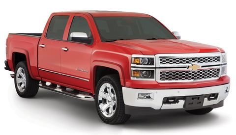 Bushwacker 16-18 Chevy Silverado 1500 Fleetside OE Style Flares - 4 pc 69.3/78.8/97.8in Bed - Black - 40956-34