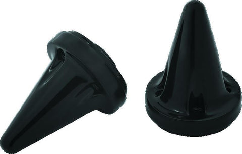 Kuryakyn Stiletto End Caps Grips Black - 6359