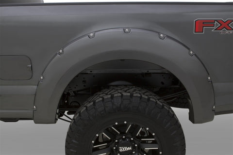 Bushwacker 17-18 Ford F-250 Super Duty Pocket Style Flares 4pc - Oxford White - 20942-12