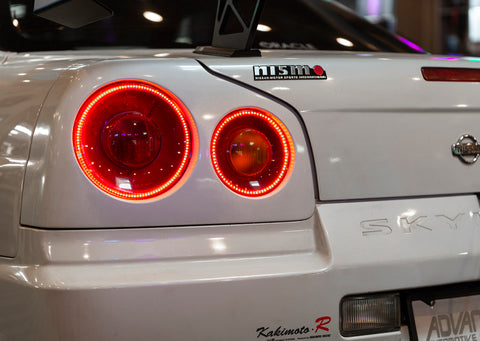 Oracle Nissan Skyline 98-01 LED Halo Kit Tail Light Halo Kit - White - 2375-001