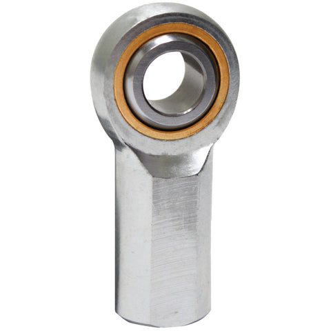 QA1 V Series 3-Pc Rod End - Female/Left Hand - 16mm Bore x M16x2.0 - Carbon Steel - MVFL16