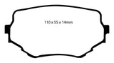 EBC 99-05 Suzuki Grand Vitara 2.5 Greenstuff Front Brake Pads - DP61099