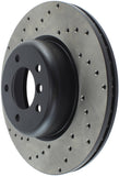 StopTech Sport Cross Drilled Brake Rotor - Rear Left - 128.34104R