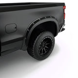 EGR 19-22 Chevrolet Silverado 1500 Traditional Bolt-On Look Fender Flares Black Set Of 4 - 791694-GBA