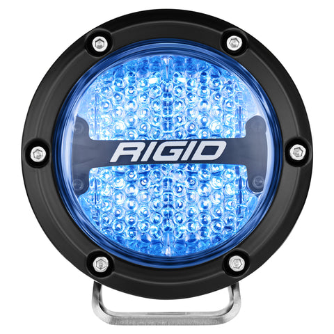 Rigid Industries 360-Series 4in LED Off-Road Diffused Beam - RGBW Backlight (Pair) - 36400