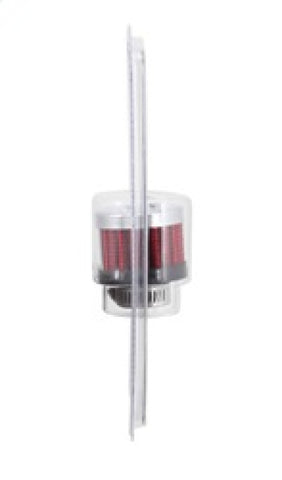K&N Rubber Base Crankcase Vent Filter - 0.55in Flange ID 1.375in OD 1.125in Height - 62-2480