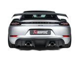 Akrapovic 2020+ Porsche Cayman GT4 (718) Slip-On Race Line (Titanium) (Req Tips / Option 2) - S-PO/TI/18/1