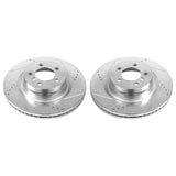 Power Stop 06-09 Land Rover Range Rover Front Evolution Drilled & Slotted Rotors - Pair - EBR1078XPR