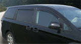 Stampede 2011-2019 Toyota Sienna Tape-Onz Sidewind Deflector 4pc - Smoke - 6369-2