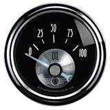 Autometer Prestige Series 52mm 0-100 PSI Short Sweep Electronic Oil Pressure Gauge - 2028