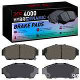 DFC 93-01 Honda Civic Hatchback Front 4000 Hybridynamic Brake Pads - 4000-0617-00
