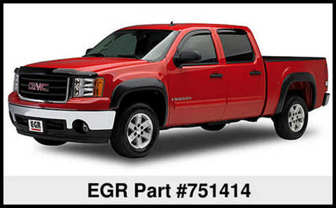 EGR 07-13 GMC Sierra LD 5.8ft Bed Rugged Look Fender Flares - Set (751414) - 751414