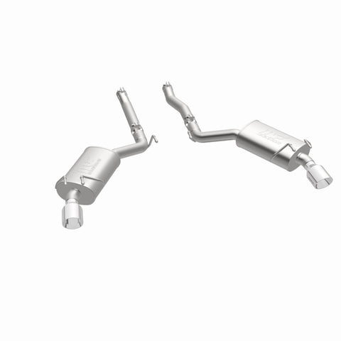 MagnaFlow Axle-Back Stainless Dual Split 4in Polished Tips 10-15 Chevrolet Camaro Convert. 3.6L V6 - 15354