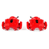 Power Stop 95-99 BMW M3 Front Red Calipers w/Brackets - Pair - S3404