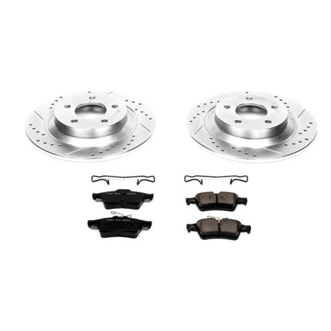 Power Stop 08-10 Mazda 5 Rear Z23 Evolution Sport Brake Kit - K5842