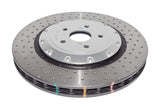 DBA 16-20 Lexus GS F Front 5000 Series Cross Drilled Rotor w/Silver Hat - 52788SLVXD