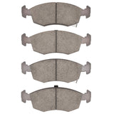 R1 12-19 Fiat 500E Front Euro Ceramic Brake Pads - 2600-1568-00