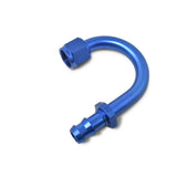 Russell Performance -8 AN Twist-Lok 180 Degree Hose End (1-1/4in Radius) - 624350