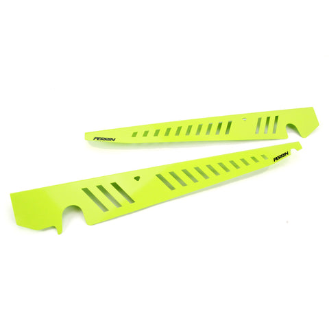 PERRIN 2015+ Subaru WRX/STI Fender Shroud Set - Neon Yellow - PSP-ENG-550NY