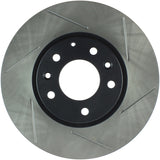 StopTech Power Slot 07-08 Ford Edge / 07-09 Mazda CX-7 Normal Suspension Slotted Front Left Rotor - 126.45076SL