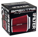 Spectre Adjustable Conical Air Filter 5-1/2in. Tall (Fits 3in. / 3-1/2in. / 4in. Tubes) - Red - 8132