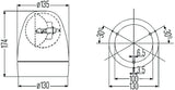 Hella Rotating Beacon H 12V Yellow Mg12 2Rl - 007337001