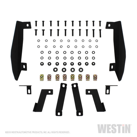Westin 07-18 Jeep Wrangler JK Inner Fenders - Front - Textured Black - 62-11005